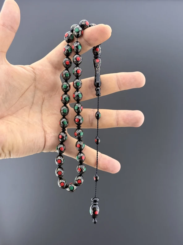 GÜMÜŞ İŞLEMELİ KUKA BEYZİ KESİM 9,50X12 - 2