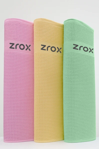 Zrox Silvera 3’lü Mikrofiber Temizlik Bezi 1 Yıl Garantili (40x60cm) - 3