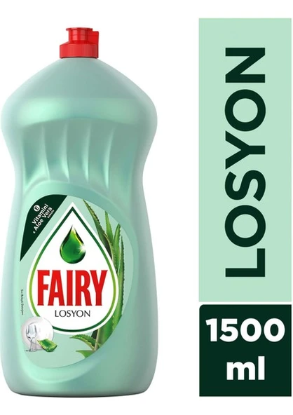 Fairy Losyon Sıvı Bulaşık Deterjanı 1500 ml Aloe Vera Kokulu