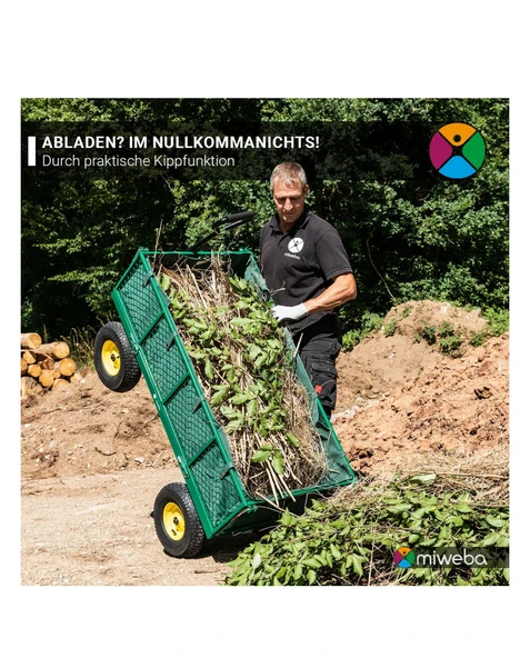 El Arabası 700 Kg Katlanabilir Taşıma Arabası Arazi Gezi Arabası - 9