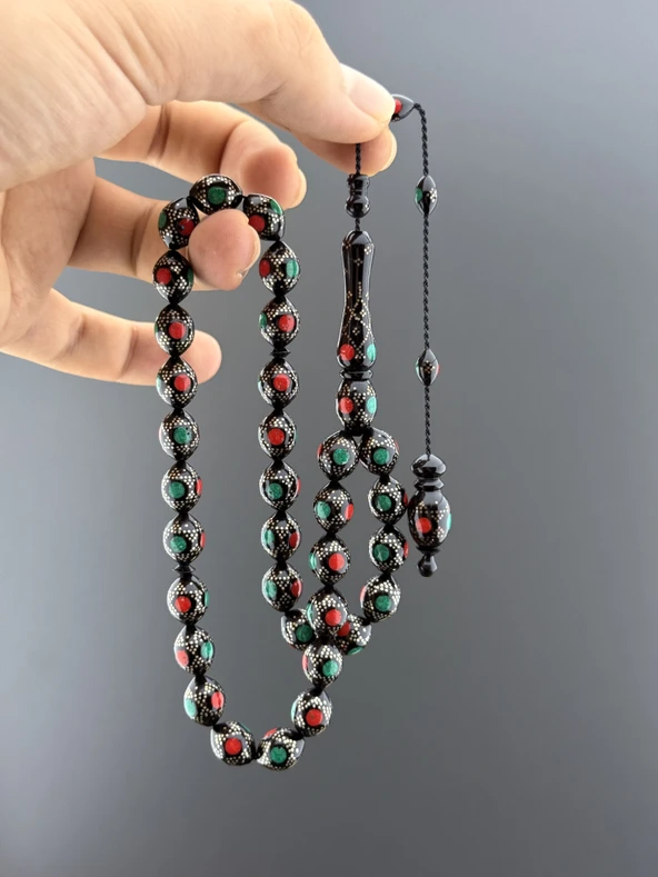 GÜMÜŞ İŞLEMELİ KUKA BEYZİ KESİM 9,50X12 - 4