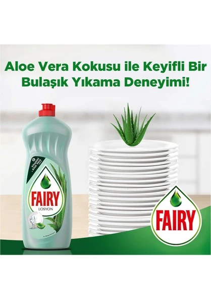 Fairy Losyon Sıvı Bulaşık Deterjanı Aloe Vera Kokulu 1500 ml x 3 Adet - 7