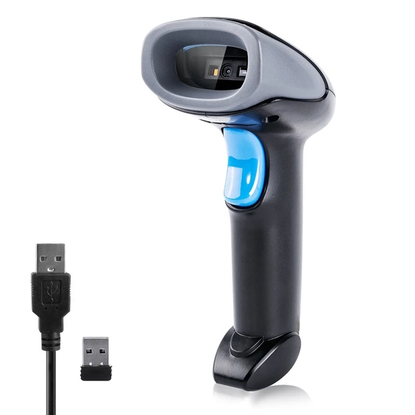 Ventus Mpia BS-2 Taşınabilir 2D/1D QR ve Barkod Okuyucu – USB & Kablosuz – QR & Barkod Tarayıcı POS Depo Mağaza - 4