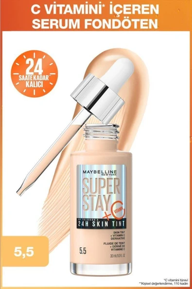 Maybelline New York Super Stay Skin Tint Fondöten - 05,5