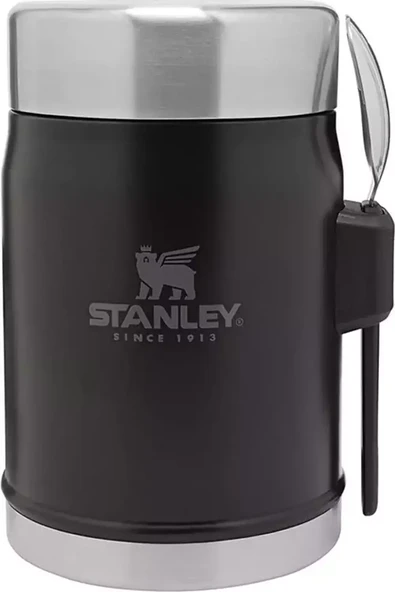 Stanley Classic Yemek Termosu Kaşıklı 0,4 L Siyah - 2