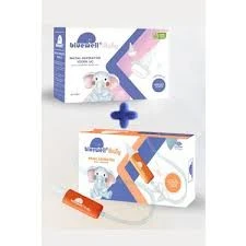 BLUEWELL ORTHOPEDICS PRODUCTS Nazal Burun Aspiratörü Başlangıç Seti Bebek Burun Temizleyici Aspiratör + Uyumlu 10 Adet Yedek Uç