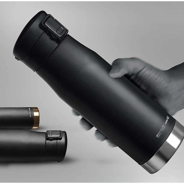 Liberty Canteen Çelik Çift Duvar Yalıtımlı Termos 500ml Siyah - 3