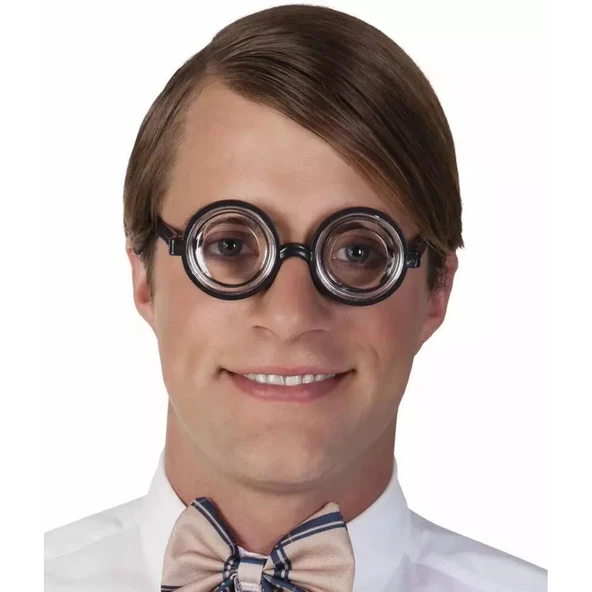 İnek Öğrenci Gözlüğü Şaka Gözlüğü - Resim 3