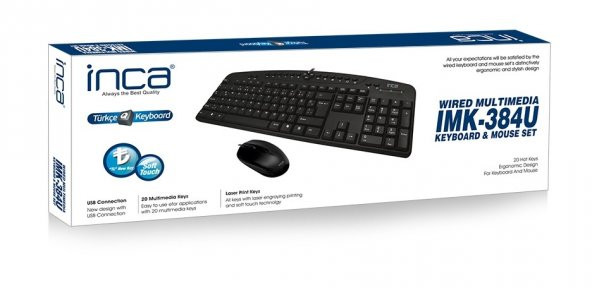 INCA IMK-384U USB Q KLAVYE-MOUSE SET - 4