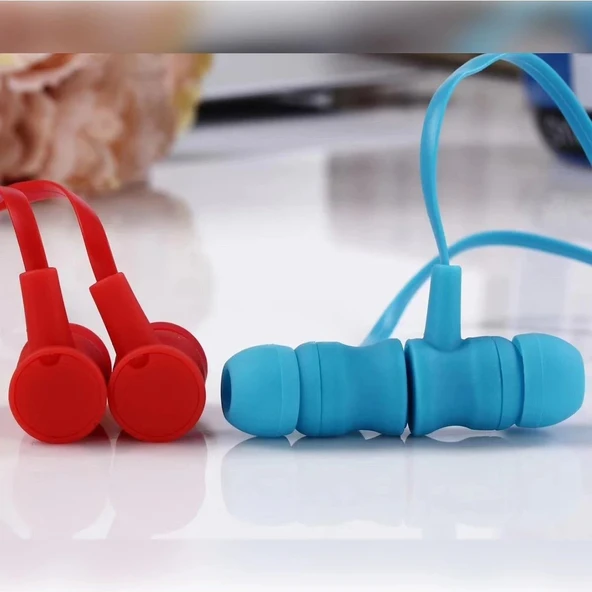Karler Bass KR-207 Mıknatıslı Kablolu Kulak İçi Kulaklık - Kırmızı - 3