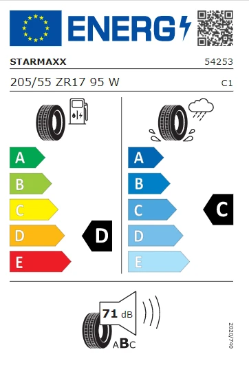 Starmaxx 205/55 R17 95W Reinf. Ultra Sport ST760 Yaz Lastiği 2025 Üretim - 2