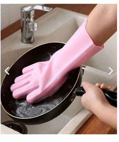 Silikon Bulaşık Yıkama Eldiveni Sihirli Eldiven - Resim 3