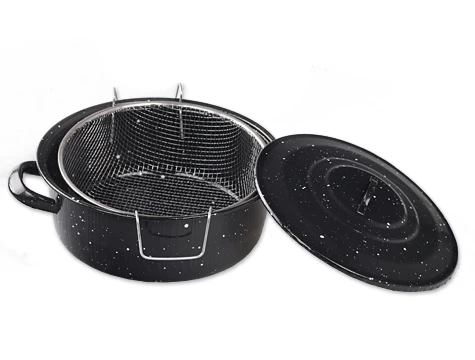 Emaye Mutfak Seti Kızartma, Kavurma Közleme Seti (3 Parça) - 2