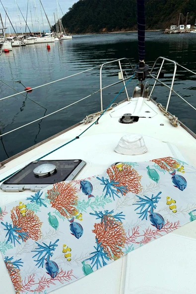 Dijital Baskılı Unisex Deniz Havuz Plaj Havlusu 70x150 cm. // H093 - 3