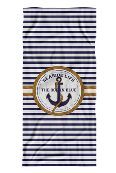 Dijital Baskılı Unisex Deniz Havuz Plaj Havlusu 70x150 cm. // H0107 - 4