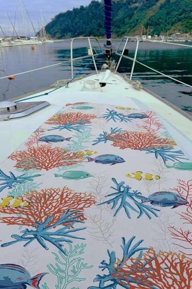 Dijital Baskılı Unisex Deniz Havuz Plaj Havlusu 70x150 cm. // H093 - 2