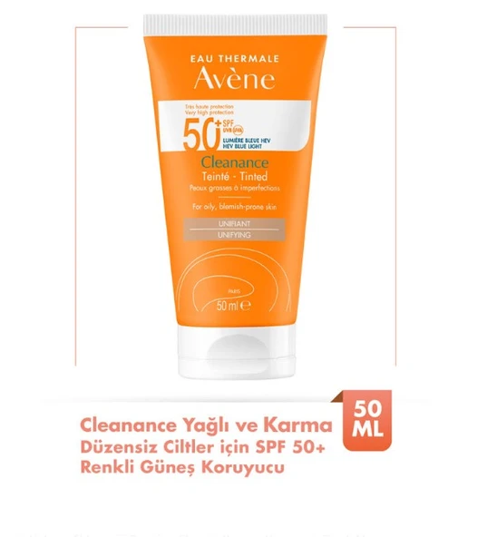 Avène Cleanance Tinted Unifying SPF50+ 50 ml - 3