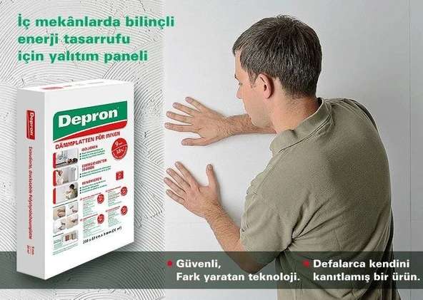 DEPRON G6mm Yalıtım Malzemesi Levha 80cm x 125cm