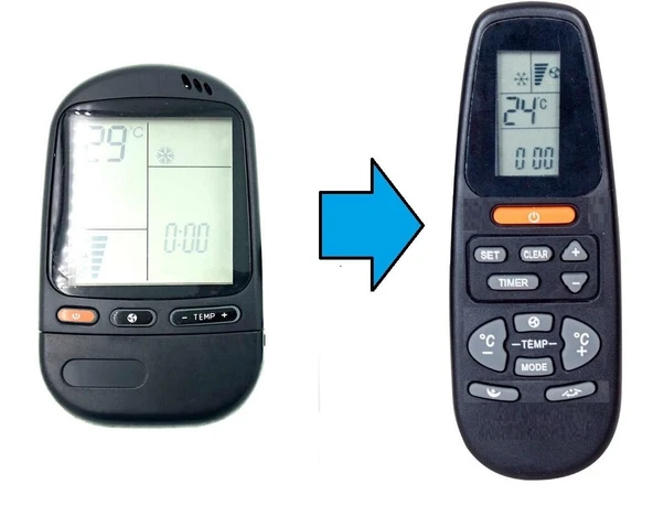 BOSCH Airwell Emailair Electra RC3 RC4 RC7 Klima Kumandası ürün görseli 1