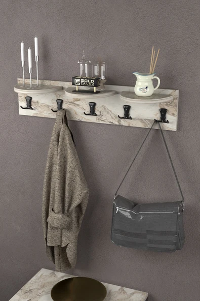 Askılık Duvar Elbise Askılığı Portmanto Efes 80 Cm - 2