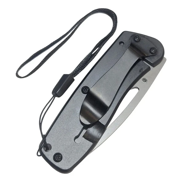 Taktik Çakı Küçük Paslanmaz Çelik Ahşap Sap 15 Cm - Resim 2