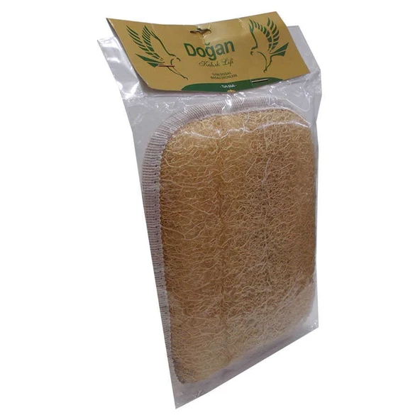 Doğal Kabak Lifi El Geçmeli Sırt ve Vücut Kesesi 15 X 22 - 3