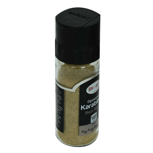 Cam Şişe Tuzluklu Kapak Doğal Öğütülmüş Karabiber 55 Gr - 2
