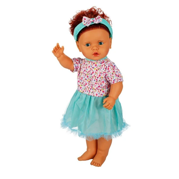 1060011 Lila Sesli Saçlı Et Bebek 60 cm - 2