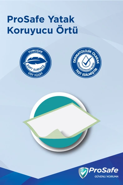 PROSAFE Hasta Altı Yatak Koruyucu / Yatak Koruyucu Örtü 60 X 90 Cm 30'lu X2 - Resim 2