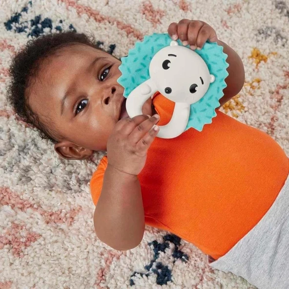 Fisher Price Eğlenceli Dostlar Çıngıraklı Dişlik - Kirpi HJW11-HKD72 - Resim 4