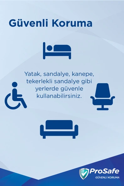 PROSAFE Hasta Altı Yatak Koruyucu / Yatak Koruyucu Örtü 60 X 90 Cm 30'lu X2 - Resim 3