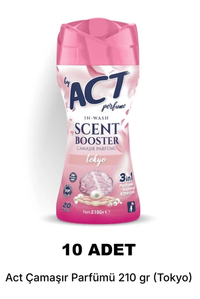 Act 10 ADET Granül Çamaşır Parfümü & Çamaşır Yumuşatıcı Tokyo 210 gr