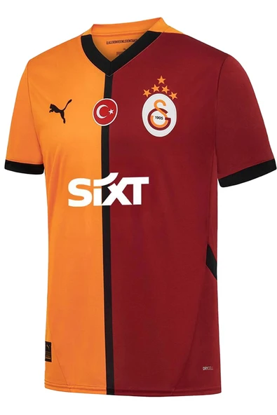 Galatasaray Orijinal Lisanslı 5 Yıldızlı 24/25 Parçalı Forma Aslan Baskılı Hediyelik Ahşap Kutulu - Resim 4