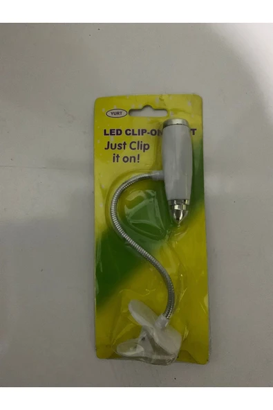 abnturk Oynar Başlıklı Mandallı Ufo Model Ledli Kitap Okuma Masa Lambası
