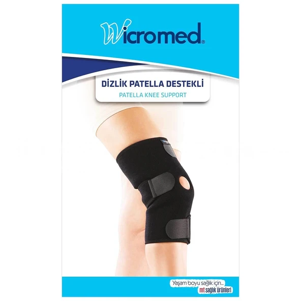 Wicromed Neopren Dizlik Patella Destekli - Bedensiz