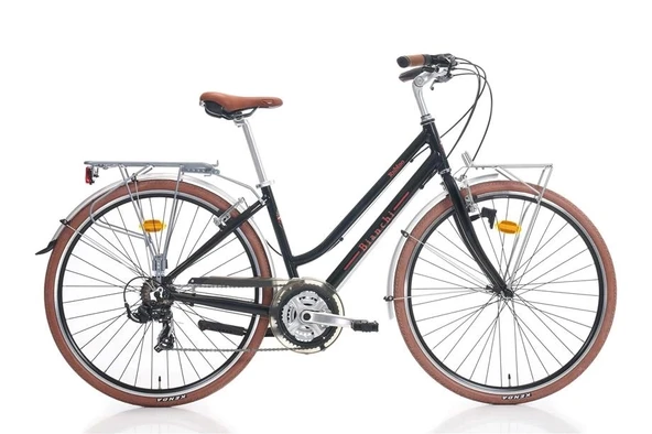 BIANCHI RUBINO KADIN ŞEHİR BİSİKLETİ 430H V 28 JANT 21 VİTES BLACK GLOSSY ürün görseli