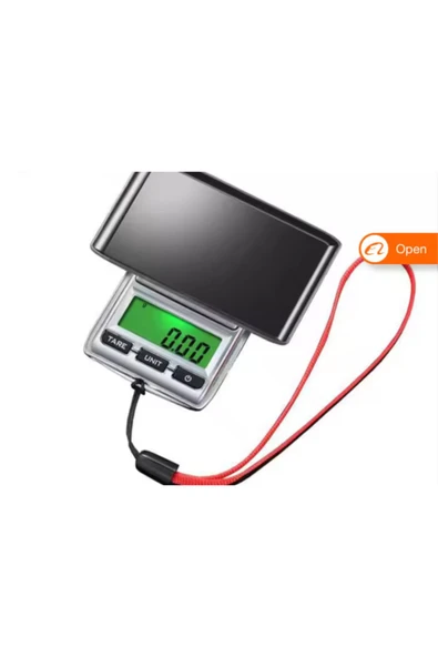 abnturk Cep tipi Hassas Mini Kuyumcu Terazisi 200g kapasiteli 0.01g Hassasiyetli Dijital Takı Tartısı - 4