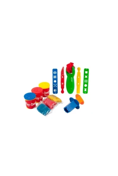 Play Dough Oyun Hamuru Seti 9 Parça 3 Hamur 6 Şekillendirici