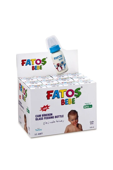 abnturk 1 Adet Silikon Uçlu Orta Akışlı Cam Biberon 125 ml - 3