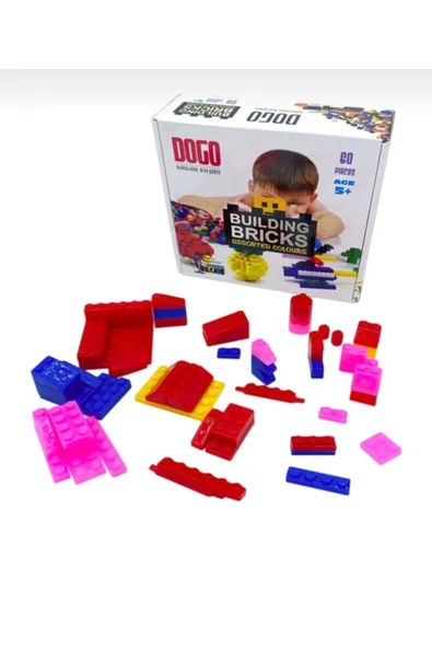 abnturk Dogo Renkli 60 Parça Eğlenceli Lego Seti
