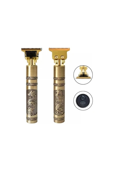 abnturk Usb Şarjlı Ense Çizim Saç Sakal Tıraş Makinesi