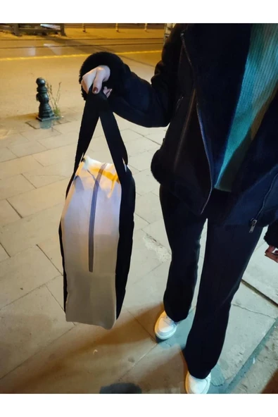 abnturk 3 Adet Unisex Seyahat Ayakkabı Çantası Çok Amaçlı Alışveriş Çantası 55x38 BüyükBoy Bavul Spor Çanta - 7