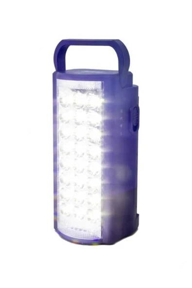 abnturk Ultra kaliteli Astra Silver 24 Büyük Ledli 80 Saat Yanan Led Şarjılı lşıldak - 4