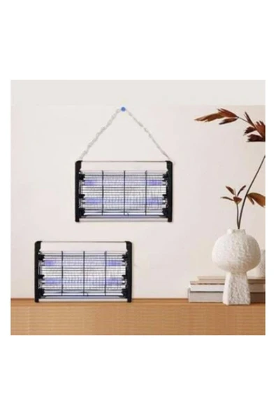 abnturk Elektrikli 20W 41x25cm Uv Işıklı Sivrisinek Öldürücü Kovucu Asmalı Sineksavar Cız Büyük Boy - 2