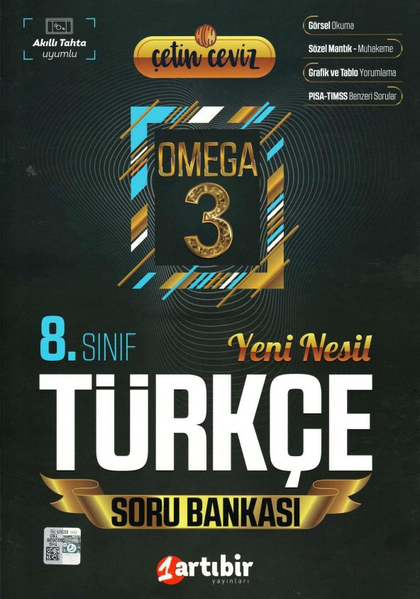 Çetin Ceviz 8.Sınıf Omega Türkçe Soru Bankası