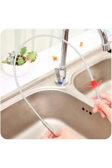 abnturk Gider Boruları Açma Teli Ve Kıskaçlı Tıkalı Lavabo - 2