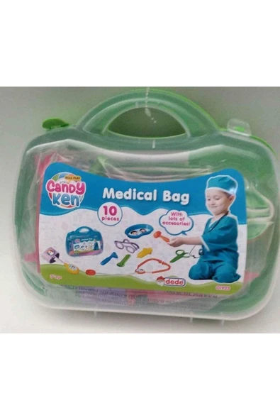 abnturk Dede Oyuncak Candy Ken 10 Parça Doktor Çantası Birçok Aksesuarı Ile Birlikte - 3