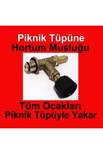 abnturk Gri Piknik Tüpü Için Gaz Musluğu +1 Metre Hortum 2 Kelepçe Bu Setle Piknik Tüpü Çok Işlevsel - 3
