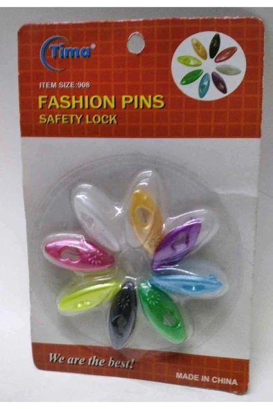 abnturk Tima Plastik Çengel Iğne 8 Adet D-raf - 2