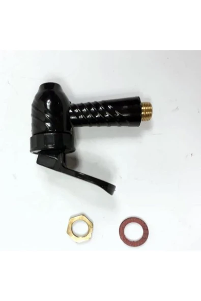 abnturk 1 Adet Erkek Vidalı iç Yapı Paslanmaz Prinç maden Silikon Conta Sarı Metal Universal Semaver Musluğu - 2